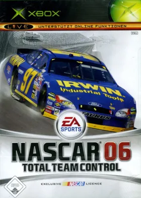 NASCAR 06 Total Team Control (USA) box cover front